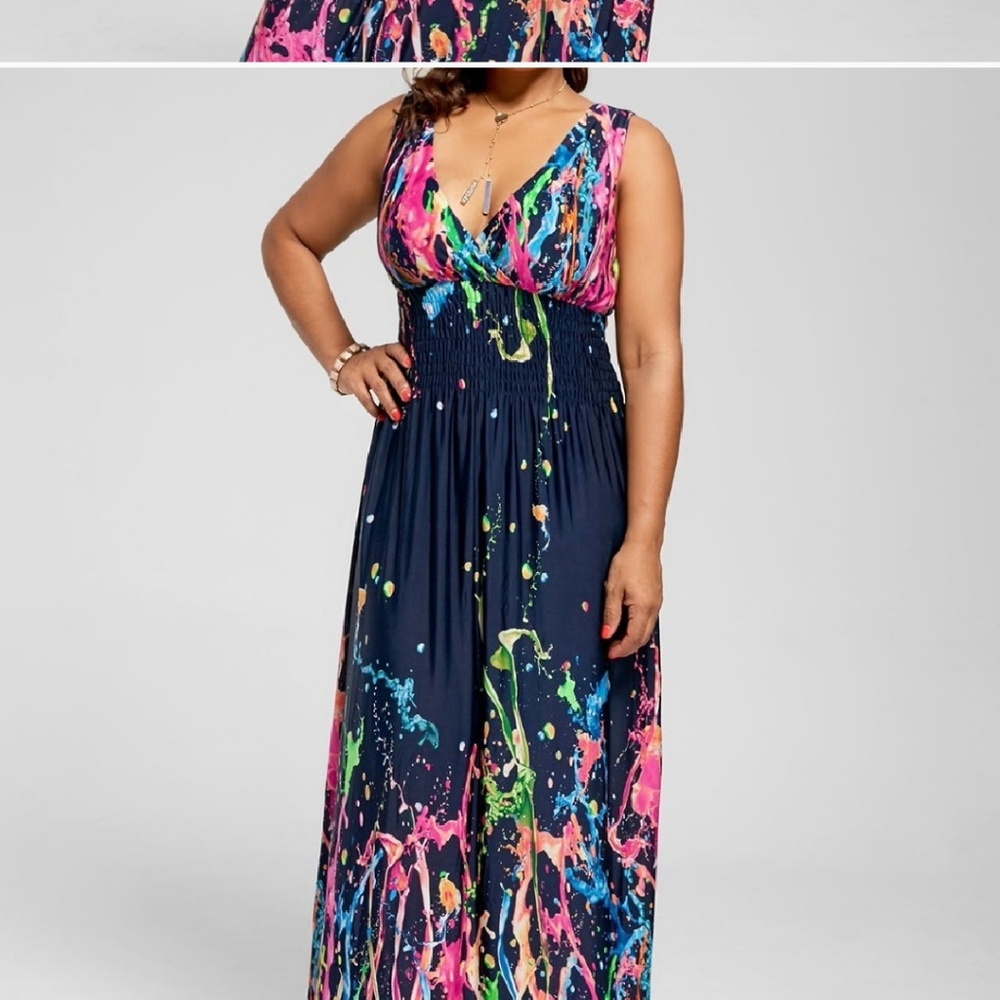 Alterations on splatter dress